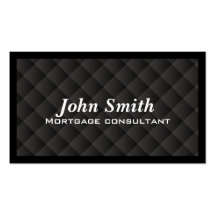 Dark Quilt Mortgage Agent Business Card