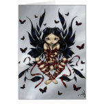 "Dark Ribbon Fairy" Greeting Card