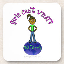 Dark Rule The World Drink Coasters