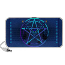 Dark Skull and Pentagram Speakers