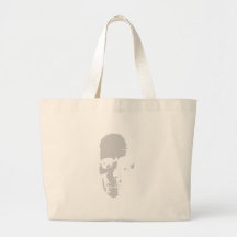Dark Skull Canvas Bags