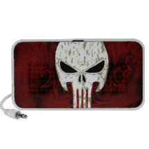 Dark Skull Doodle Caixinha De Som Para Notebook