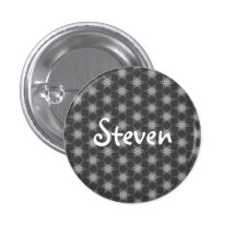 Dark Star Name badge button pin