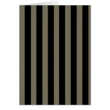 Dark Stripes Blank Card