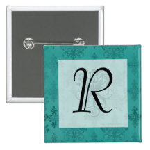 dark teal blue green distressed damask pins