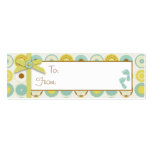 Darling Baby Toes TY Skinny Gift Tag Business Card
