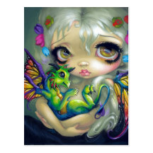 "Darling Dragonling IV" Postcard