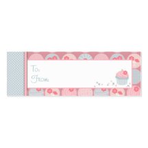 Darling Girl Skinny Gift Tag Business Card Templates