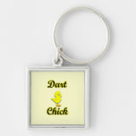 Dart Chick Key Chain