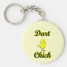 Dart Chick Keychain