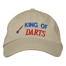 Dart Game Embroidered Hat