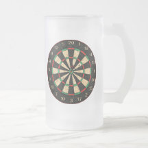 Dartboard Beer Mug