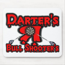Darters are bullshooters mousepad