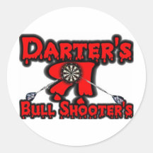 Darters are bullshooters stickers