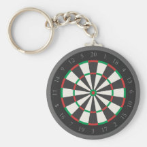 Darts Board keychain