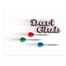 Darts Postkarte