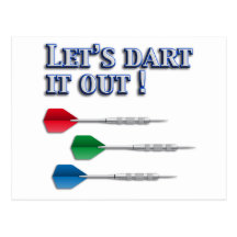 Darts Postkarten