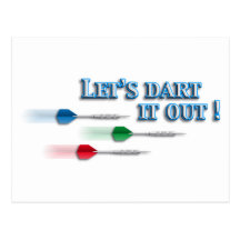 Darts Postkarten