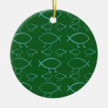 Darwin Fish Christmas Tree Ornament