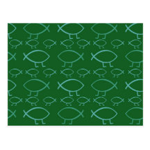Darwin Fish Postcard