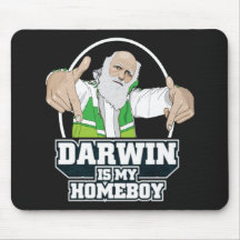 Darwin Is My Homeboy (Full Colour) Mouse Mat