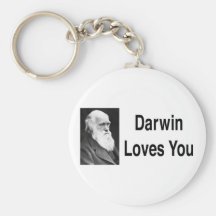 Darwin Loves You 2 Key Chains