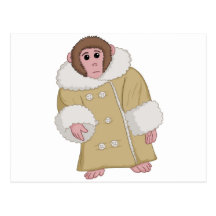 Darwin the Ikea Monkey Postcard