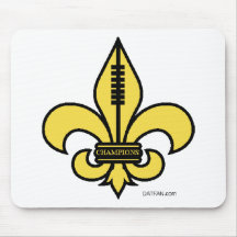 DATFAN Fleur De Lis Mouse Pad