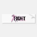 Daughter Hero - Fight Breast Cancer Bumper Sticker