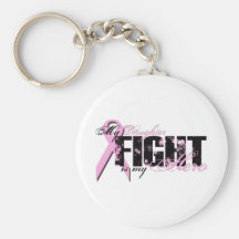 Daughter Hero - Fight Breast Cancer Key Chains