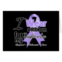 Daughter-in-Law - General Cancer Ribbon Greeting Card