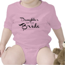 Daughter of Bride Tee Black