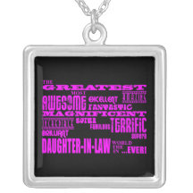 Daughters in Law Gifts : Greatest Daughter in Law Custom Jewelry