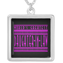 Daughters in Law  World's Greatest Daughter-in-Law Pendants