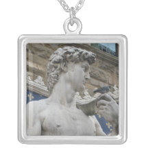 David by the Italian artist Michelangelo Personalized Necklace