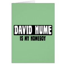 David Hume is my Homeboy Greeting Cards