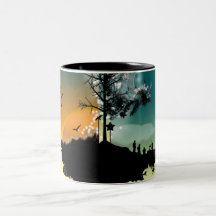 Day and Night Caneca