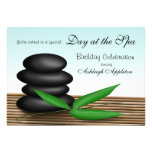 "Day at the Spa" Birthday Celebration Invitations