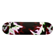 Day Glo Darkness Custom Skate Board