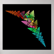 Day-Glo Forest Print