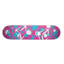 Day Glo Pink Skateboard Decks