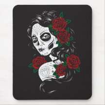 Day of dead girl mousepad