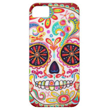 Day of the Dead Art iPhone 5 Barely There Case