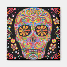 Day of the Dead Art Magnet