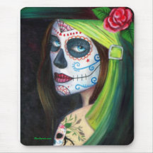 Day of the  Dead by Lori Karels Mousepads