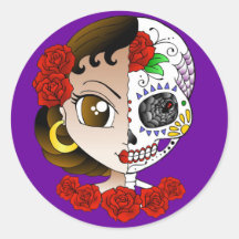 Day of the Dead Girl sticker
