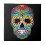 Day of the Dead Sugar Skull Ceramic Tiles