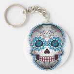 Day Of The Dead Sugar Skull Keychains