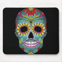 Day of the Dead Sugar Skull Mousepad