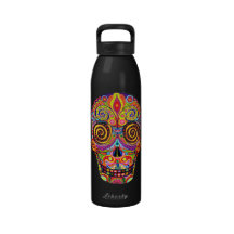 Day of the Dead Water Bottle